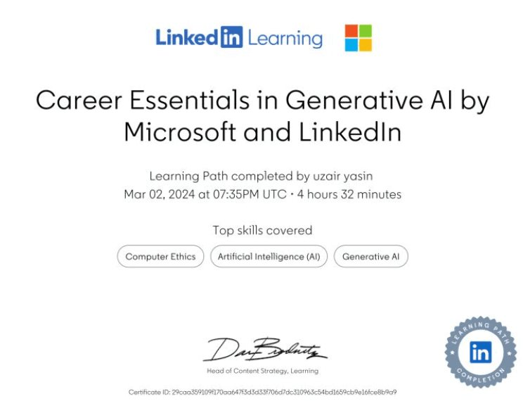 Career Essentials in Generative AI