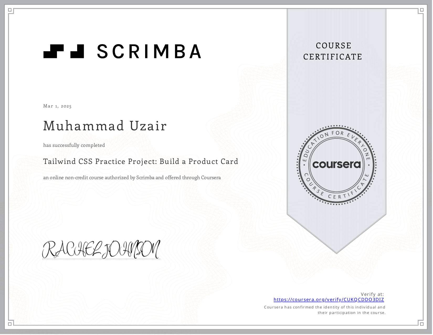 Tailwind CSS Practice Project: Build a Product Card